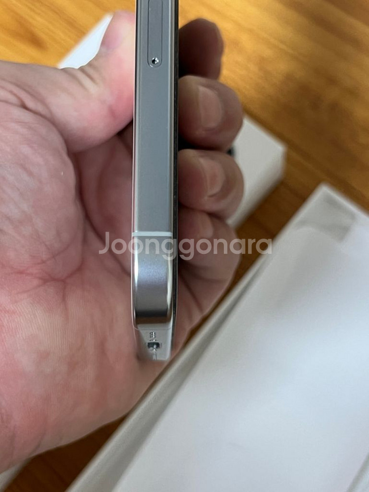 아이폰16프로 화이트 128gb 상태 새폰급 풀박스 팝--6