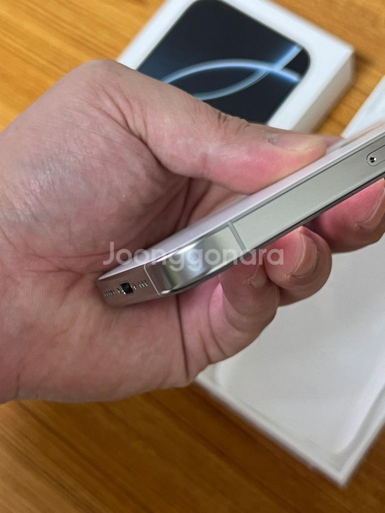 아이폰16프로 화이트 128gb 상태 새폰급 풀박스 팝--2