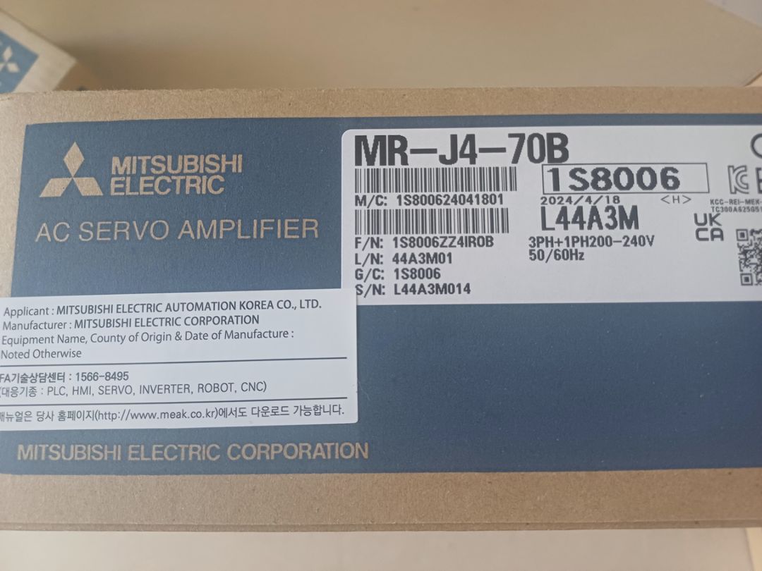 미쓰비시 MR-J4-70B 신품