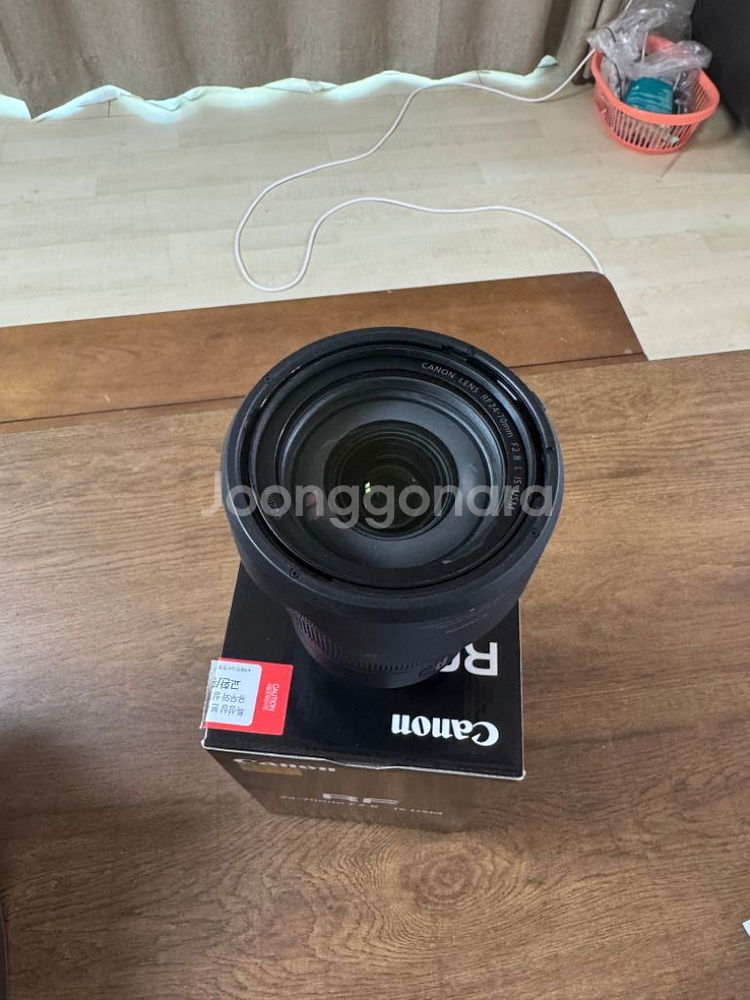 캐논 rf 2.8L 24-70mm 알계륵 렌즈 팝니다--2