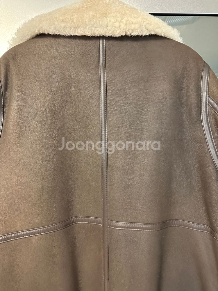 럭키슈에뜨 롱무스탕 리얼양가죽 양모--9