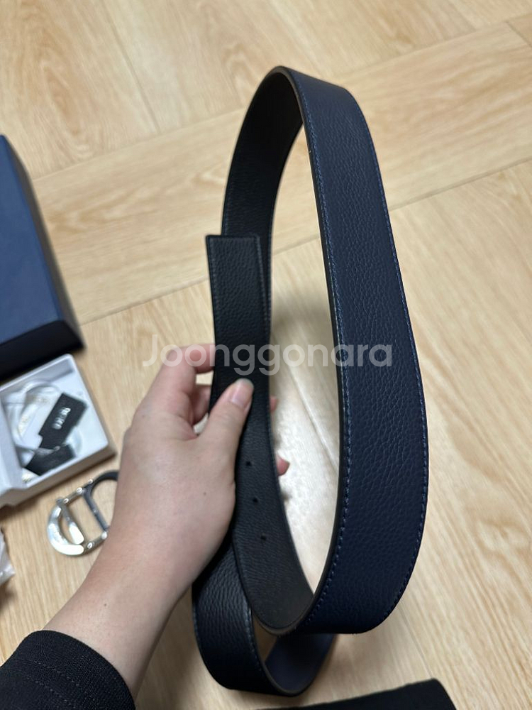 디올 남자 벨트--3