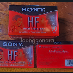 소니 SONY HF 카세트 공테이프 미개봉 신품