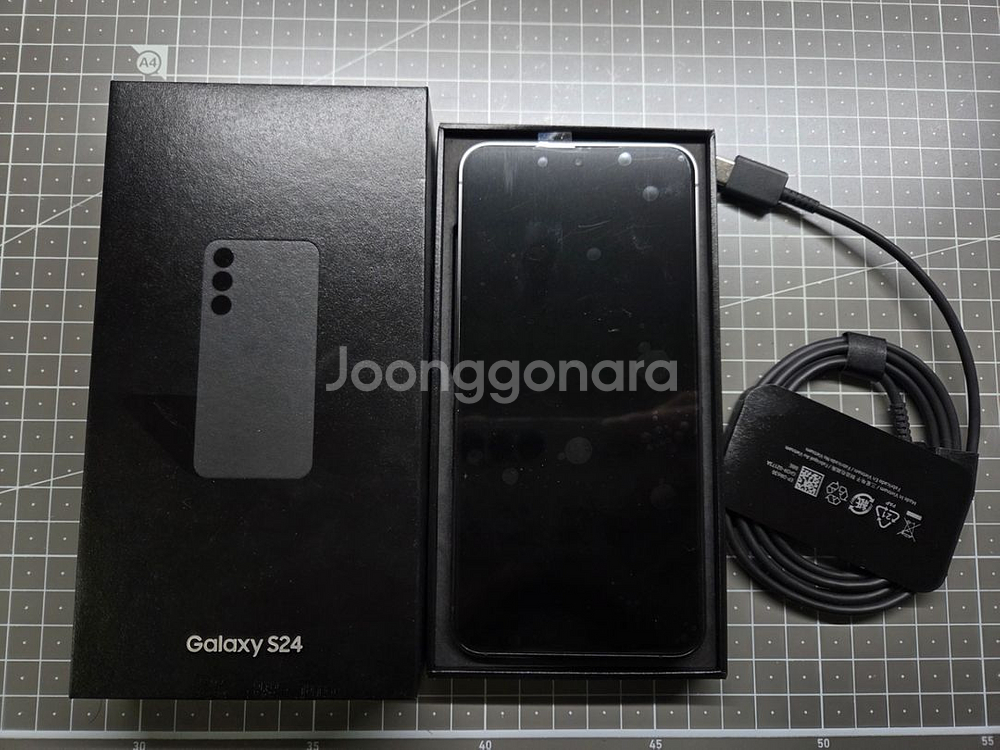 s24 512gb 자급제 오닉스 블랙--0
