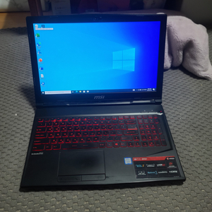 MSI GL63 노트북 i7-8750h 램8 SSD12