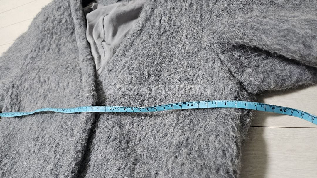 [S]망고 -모헤어 코트(그레이)--1