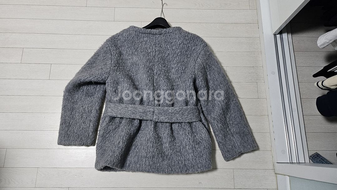 [S]망고 -모헤어 코트(그레이)--5