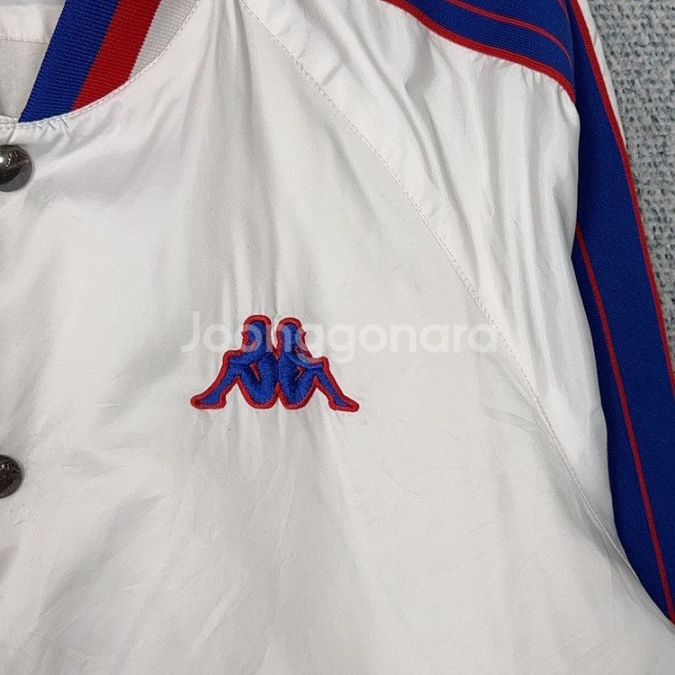 카파 빈티지 프랑스 화이트 트랙탑 자켓 XL--2