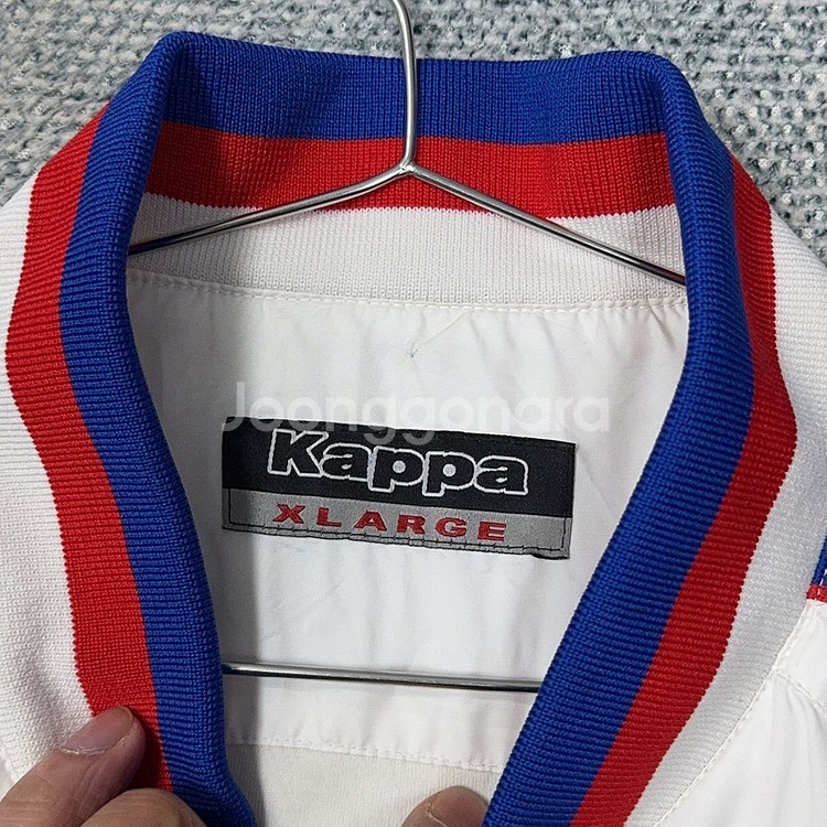 카파 빈티지 프랑스 화이트 트랙탑 자켓 XL--5