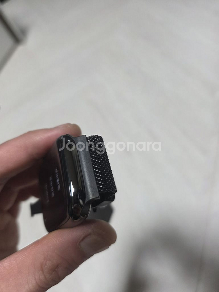 애플워치8 45mm 스뎅그라파이트40만원에팝니다(s급)--3
