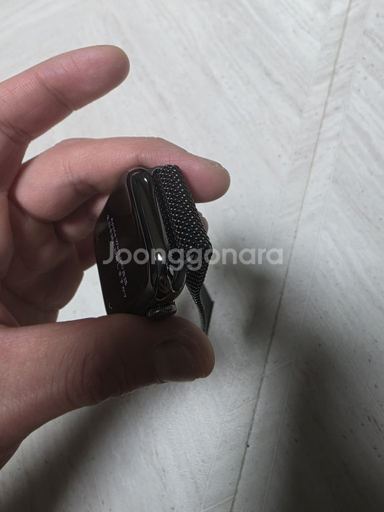 애플워치8 45mm 스뎅그라파이트40만원에팝니다(s급)--4