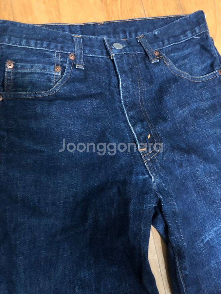리바이스 502xx 재팬 메이드 셀비지 데님팬츠 30--4