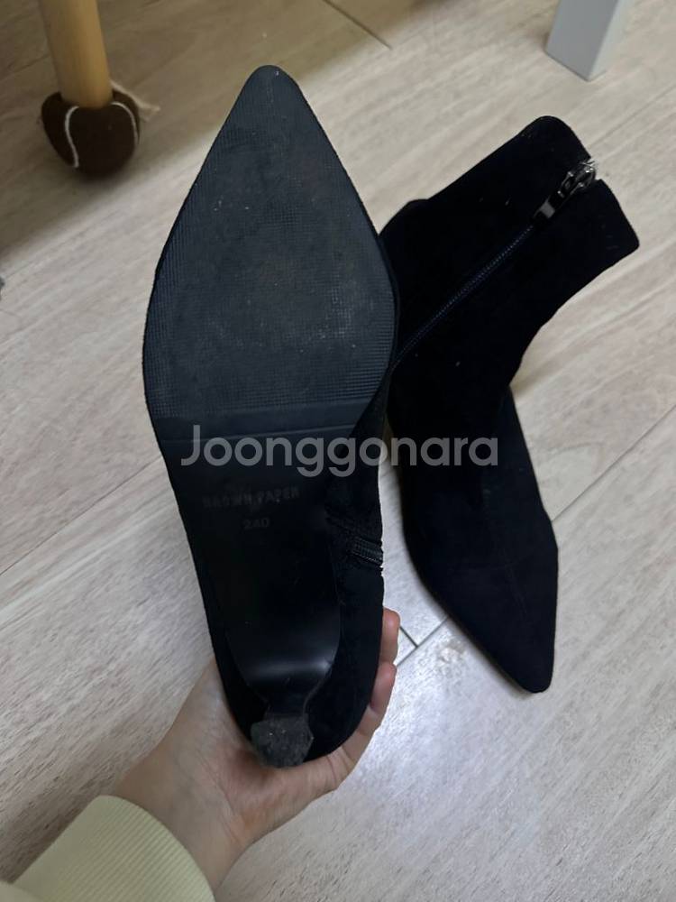 세무 앵클 부츠--2