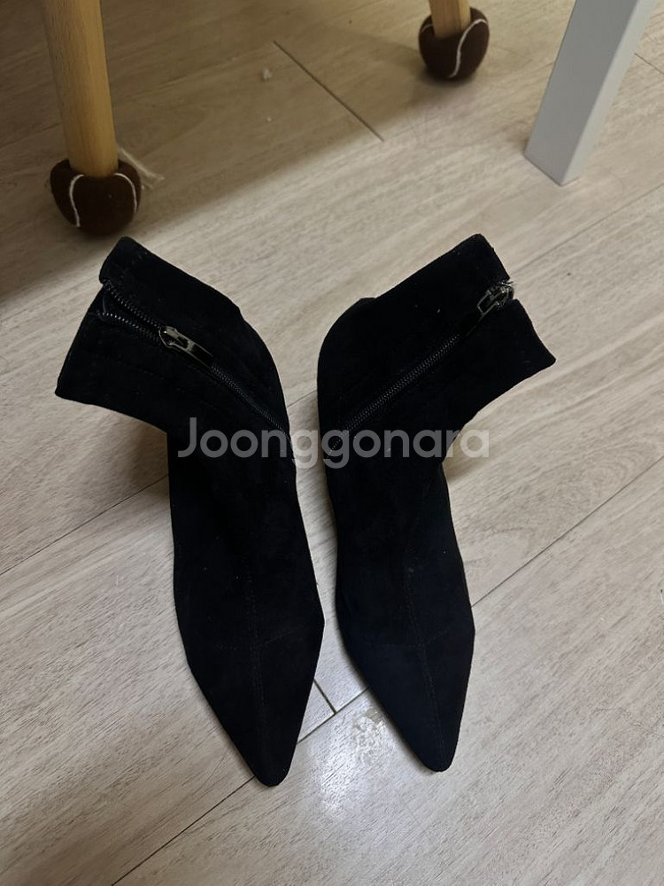 세무 앵클 부츠--1