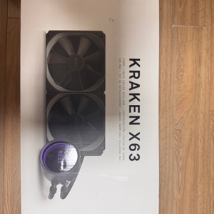 NZXT KRAKEN X63 크라켄 수냉쿨러 팝니다.