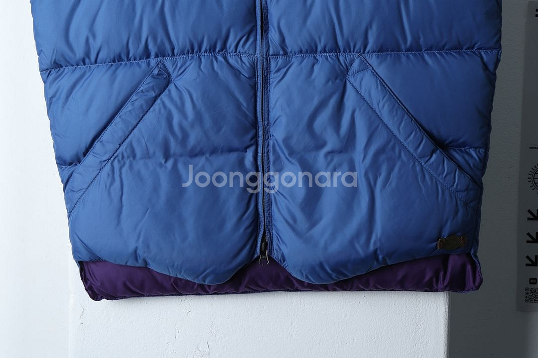 (S) 폴로 랄프로렌 패딩 점퍼자켓 블루 덕다운 조끼--3