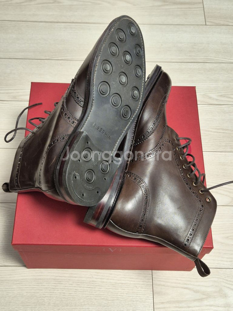 미어민 Meermin 윙팁 부츠 uk7(255~265)--2