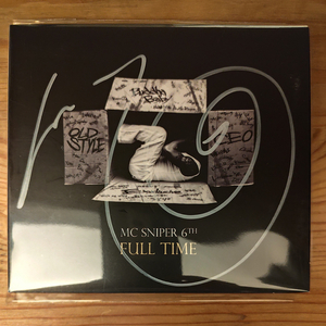 MC스나이퍼 FULL TIME싸인 CD