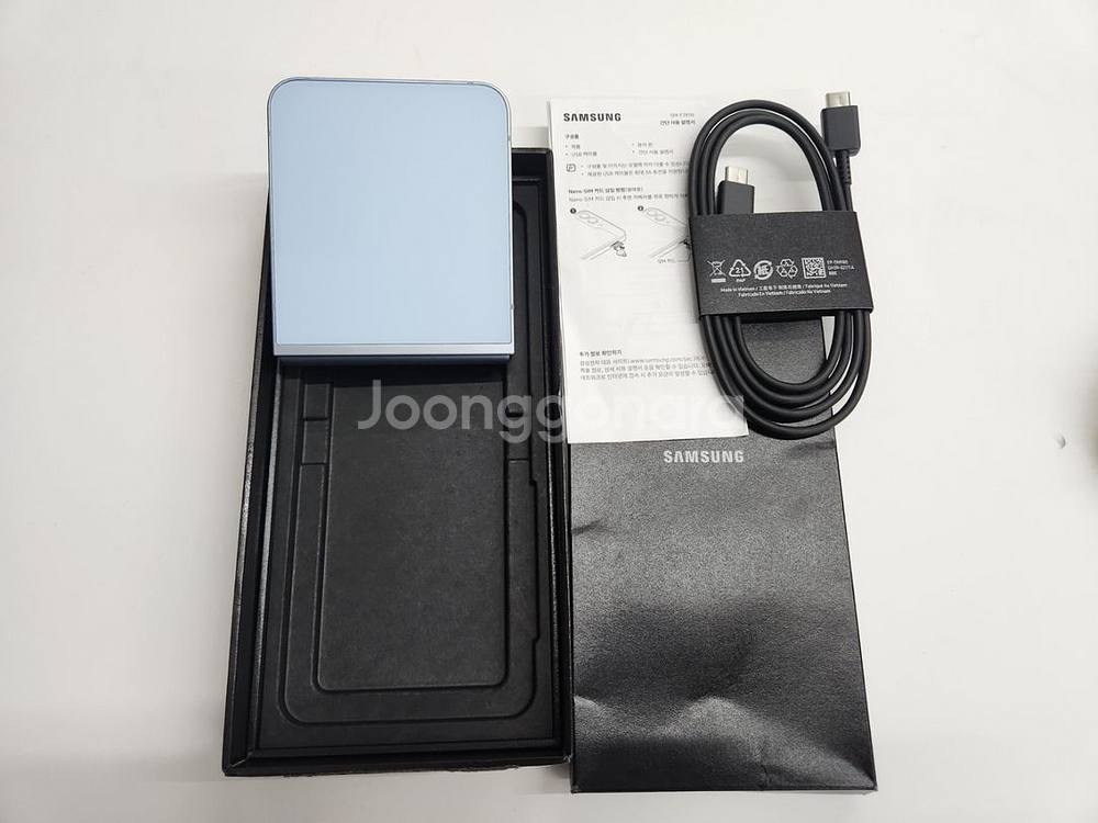 삼성 갤럭시 Z 플립6 256GB(블루) 단말자급제폰--4