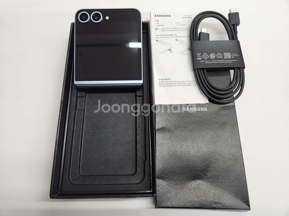 삼성 갤럭시 Z 플립6 256GB(블루) 단말자급제폰--5