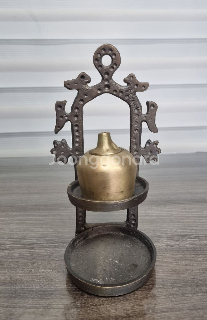 [명품 골동품] 얫날 호롱불 장식품 한점--1