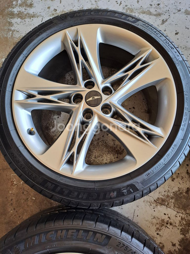 제네시스G90 rs4 20인치휠타이어--2