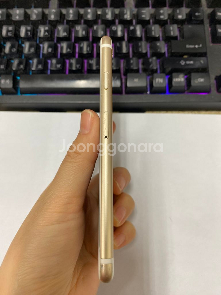 아이폰6S 골드 액정SS급 64G 지문X 배터리100--5