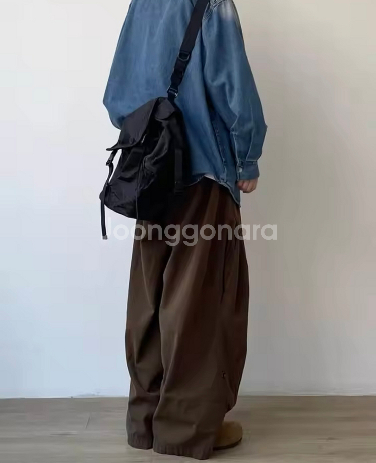 일본 스타일 와이드 팬츠 팔아요--2