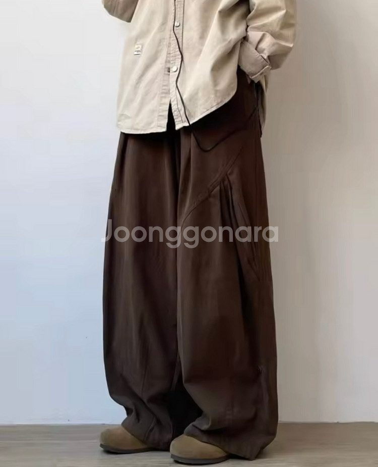 일본 스타일 와이드 팬츠 팔아요--5
