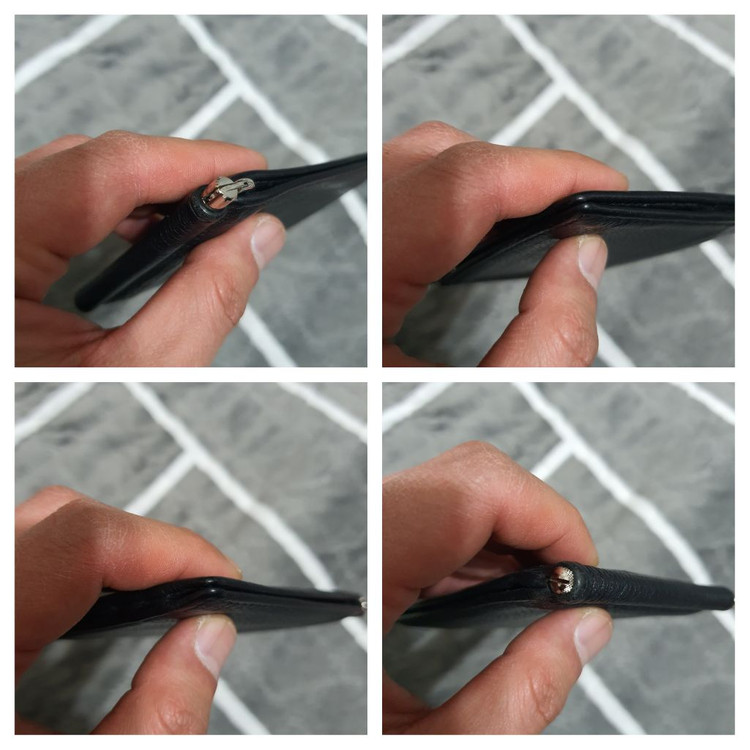 정품 프라다 남성 머니클립 이미지