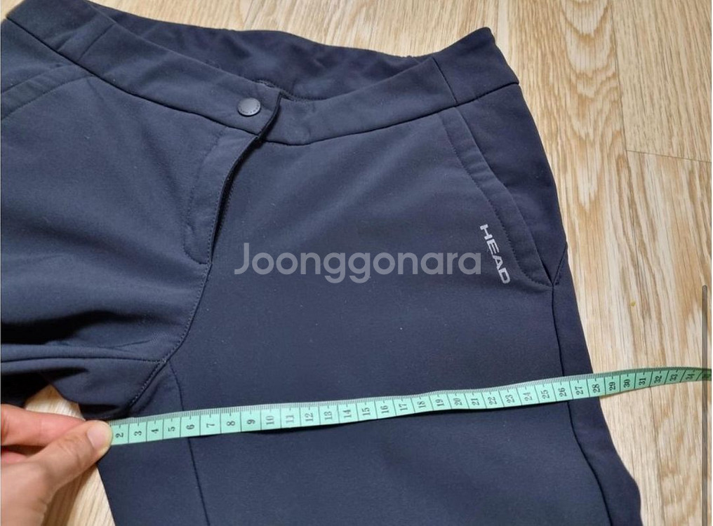 m 헤드 기모바지 밴딩바지 겨울바지--2