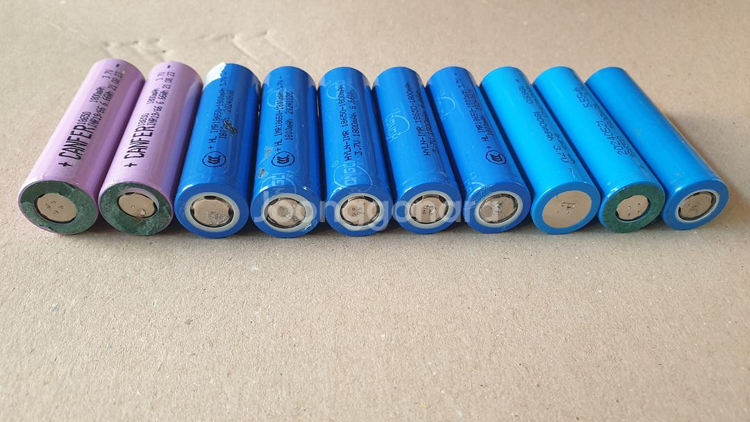 1800mah 18650 충전배터리 10개--3