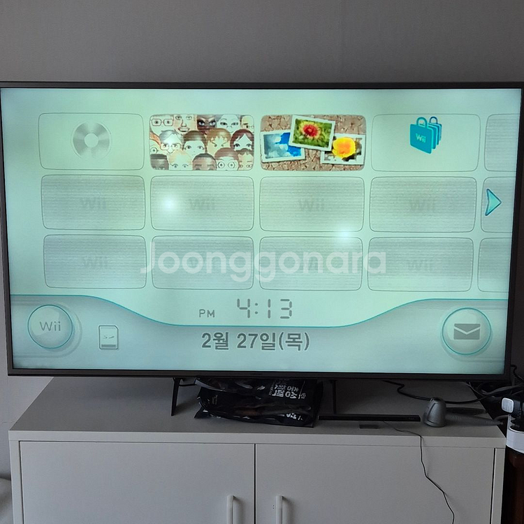 닌텐도 wii 본체 세트--1