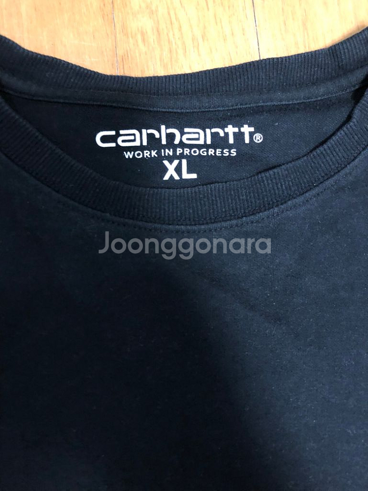 칼하트 원포켓 긴팔티 워크셔츠 블랙 XL--2