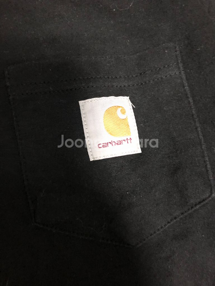 칼하트 원포켓 긴팔티 워크셔츠 블랙 XL--3