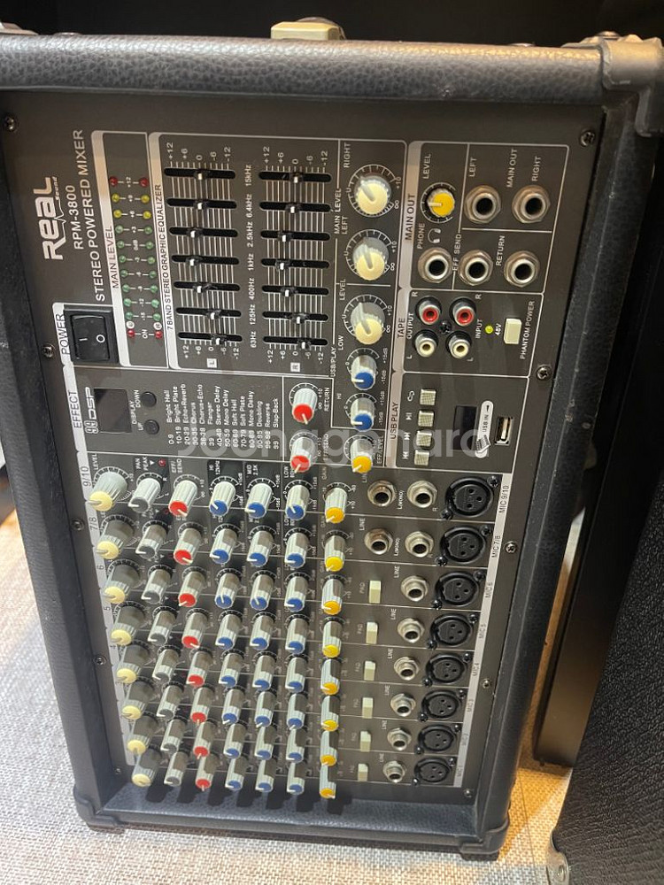리얼 RPM3800 파워드믹서 판매교환--0