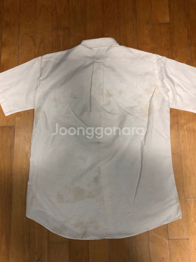 폴로 랄프로렌 린넨 버튼다운 반팔 셔츠 XL--1