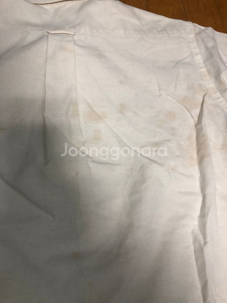 폴로 랄프로렌 린넨 버튼다운 반팔 셔츠 XL--5