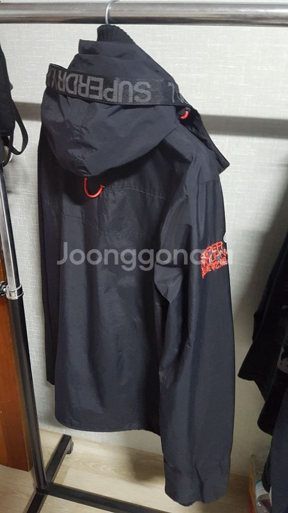 택포95~100 Superdry 윈드치터 방풍 기모자켓--8
