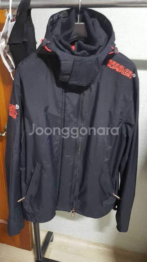 택포95~100 Superdry 윈드치터 방풍 기모자켓--7