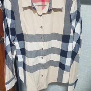 택포 55~66 BURBERRY BRIT 체크 여성셔츠