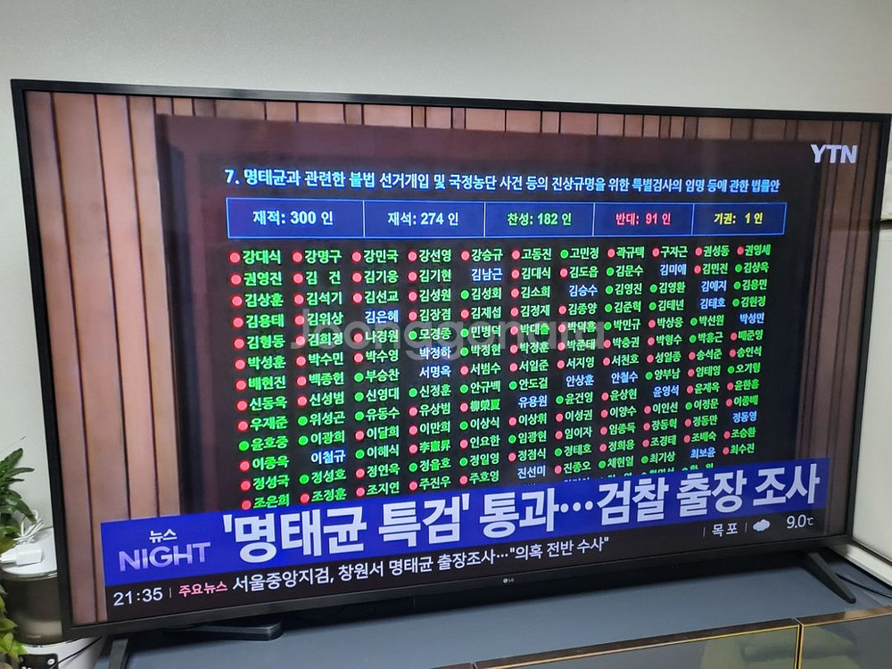 LG 65인치 TV--1