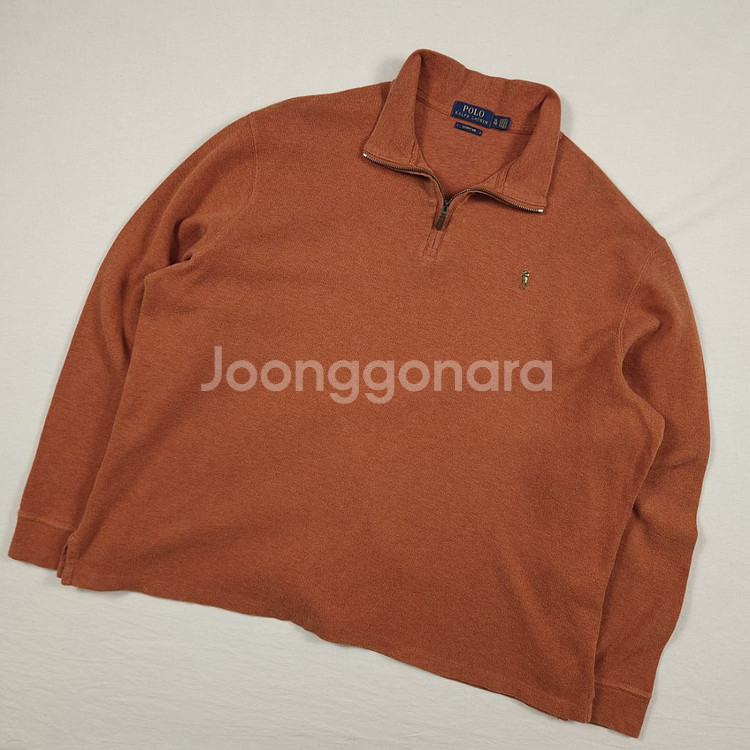 폴로 랄프로렌 반집업니트 오렌지 XL(105)--1