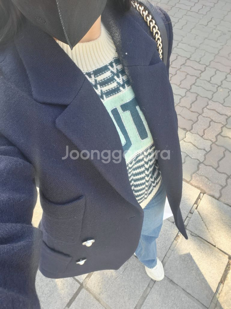 랑방컬렉션 자수 니트 스웨터 90 (정가695000원)--6