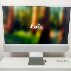 아이맥 iMac 24 M1 실버 풀박스 판매