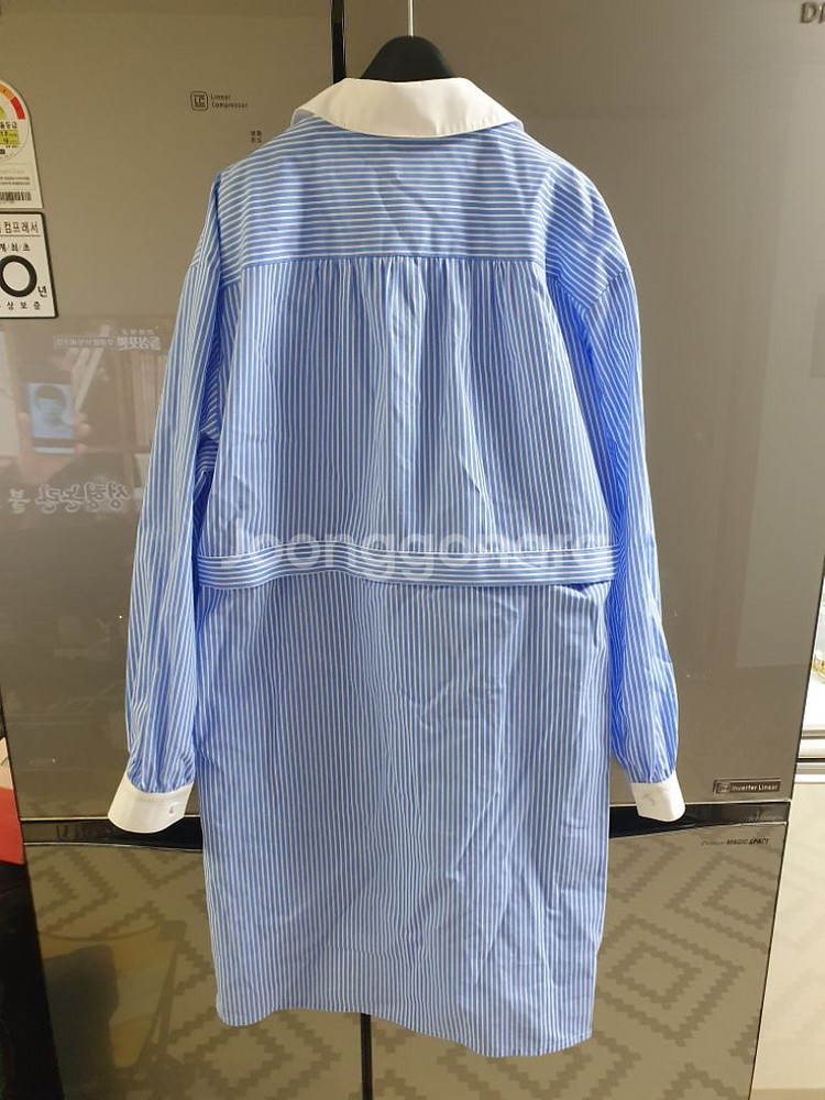 js뉴욕 소매절개 롱남방--2