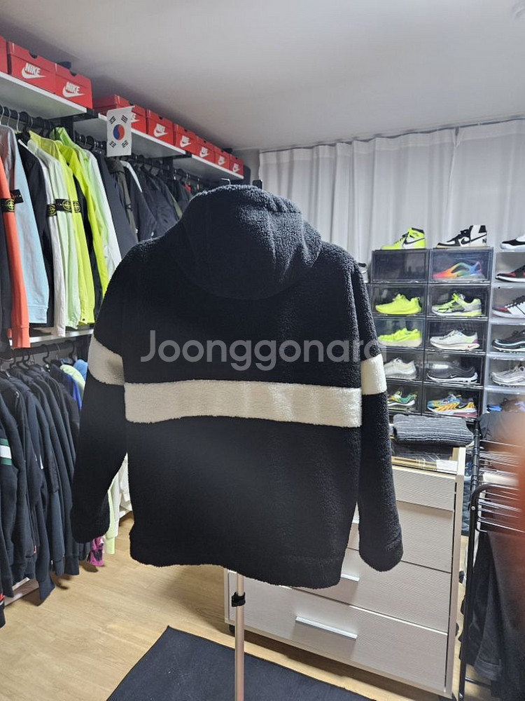 스파이더 블랙 후리스집업 정품(새상품) 남녀공용--1