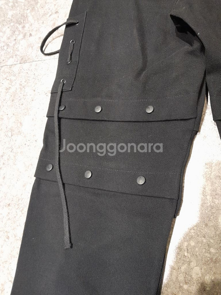 매스노운 케이블 카고 조거 코튼팬츠 (L)--4