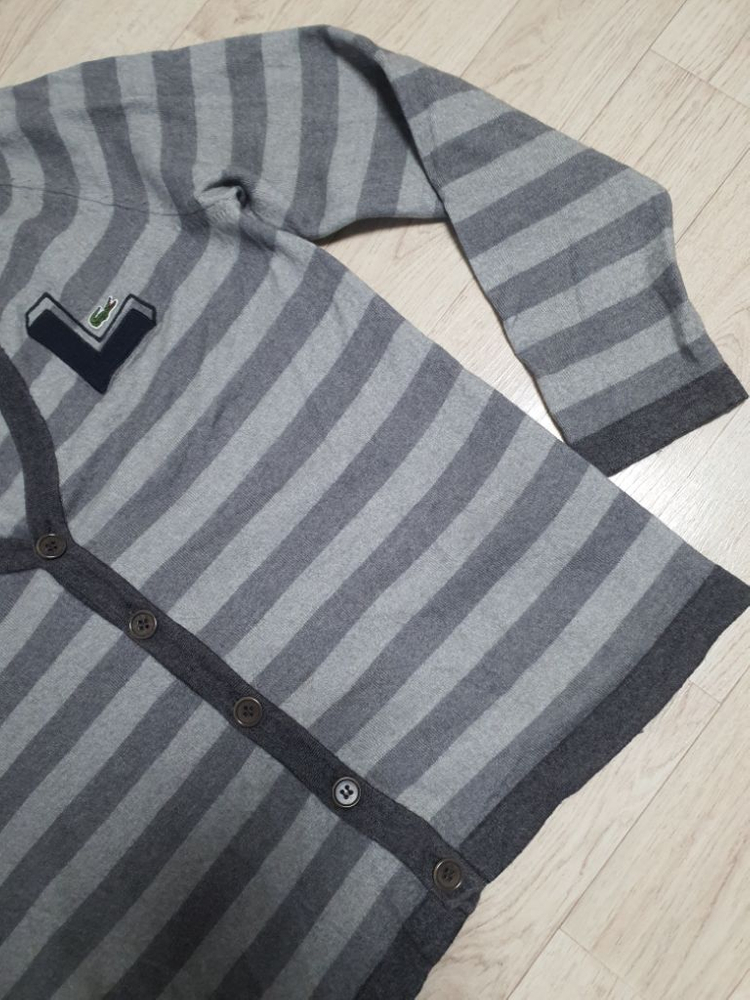 95 라코스테 니트 가디건 남95 슬림핏 완전좋아요 이미지