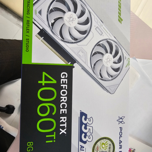 새상품 만리 4060ti 화이트 그래픽카드 판매